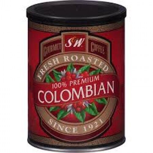S&W 100 Premium Colombian Coffee 11.5 Oz. Can